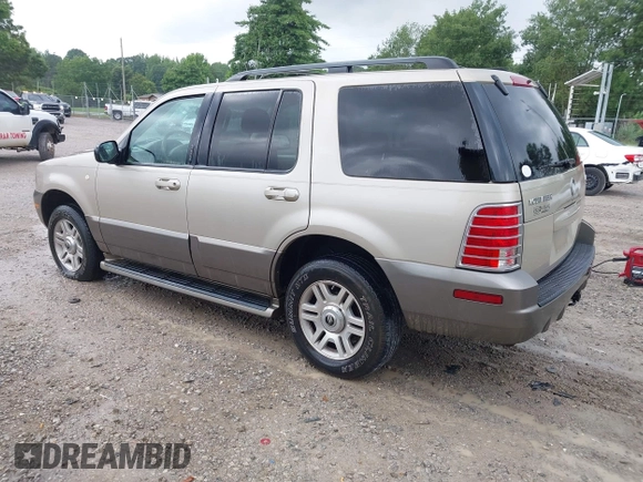2004 Mercury Mountaineer Convenience with VIN 4M2ZU86KX4UJ13689, listed as a IAAI auction lot 42525764 with 230,991 mi miles and . Bid and sale history available at DreamBid. Image 3.