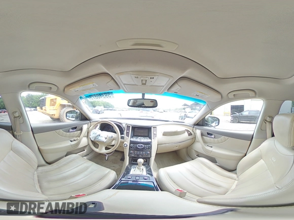 2013 Infiniti FX with VIN JN8CS1MWXDM173538, listed as a Copart auction lot 59340875 with 155,731 mi miles and Salvage title. Bid and sale history available at DreamBid. Image 15.