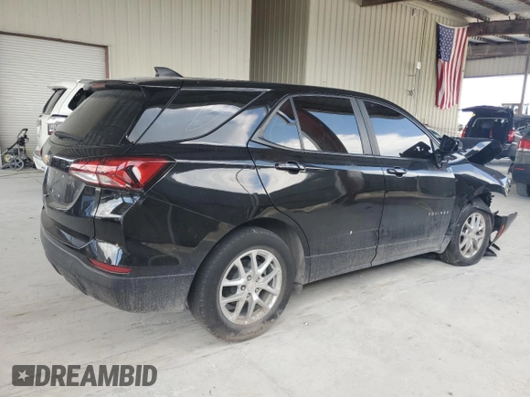 2023 Chevrolet Equinox LS with VIN 3GNAXHEG9PL154005, listed as a Copart auction lot 57805865 with Not provided miles and Salvage title. Bid and sale history available at DreamBid. Image 3.