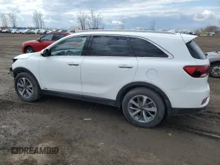 2019 Kia Sorento EX z VIN 5XYPHDA54KG606987, wystawiony jako Copart lot #53133465 z przebiegiem 102 446 mil mil oraz Szkoda całkowita • Salvage title. Historia ofert i sprzedaży dostępna na DreamBid. Obrazek 2.