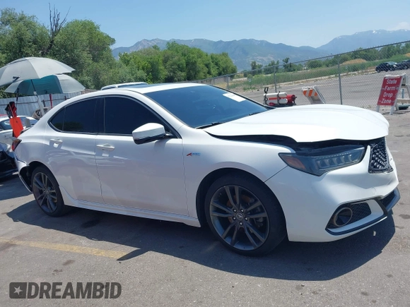 2018 Acura TLX w/A-SPEC Pkg with VIN 19UUB3F69JA001721, listed as a IAAI auction lot 42126994 with 100,020 mi miles and . Bid and sale history available at DreamBid. Image 14.