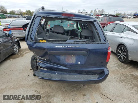 2005 Dodge Caravan SE z VIN 1D4GP24R65B225570, wystawiony jako Copart lot #87389614 z przebiegiem 61 392 mil mil oraz Szkoda całkowita • Salvage title. Historia ofert i sprzedaży dostępna na DreamBid. Obrazek 6.
