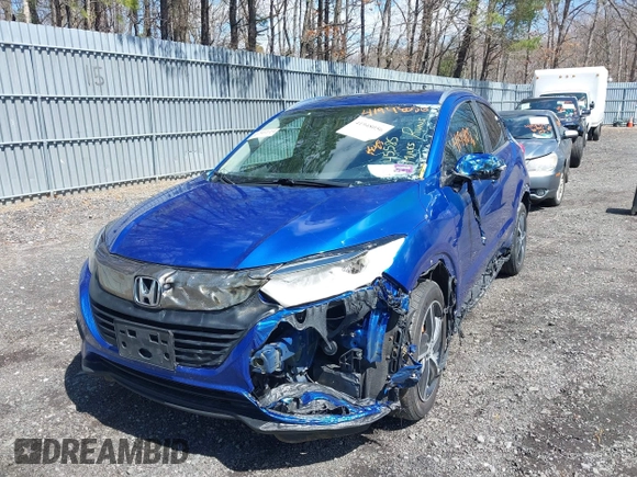 2022 Honda HR-V EX with VIN 3CZRU6H51NM734255, listed as a IAAI auction lot 41948056 with 45,585 mi miles. Bid and sale history available at carsss.com. Image 12.