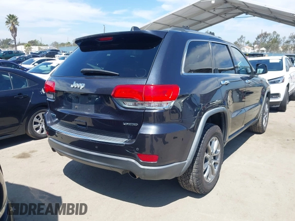 2014 Jeep Grand Cherokee Limited with VIN 1C4RJEBM4EC410243, listed as a IAAI auction lot 42013788 with 177,218 mi miles. Bid and sale history available at carsss.com. Image 4.