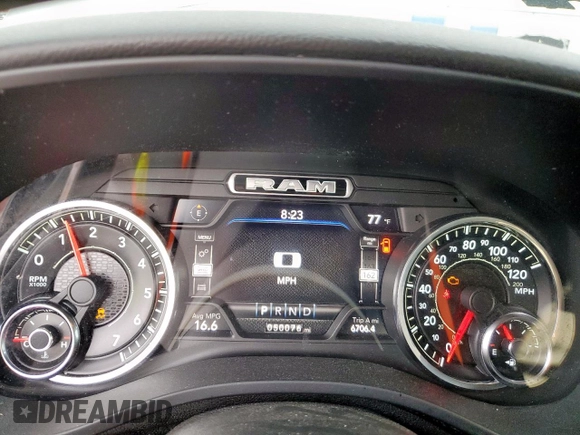 2021 Ram 1500 Lone Star with VIN 1C6RREFTXMN501408, listed as a Copart auction lot 58558545 with 50,076 mi miles and Salvage title. Bid and sale history available at DreamBid. Image 9.
