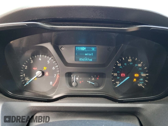 2017 Ford Transit Passenger XL with VIN 1FBZX2CM8HKB38970, listed as a Copart auction lot 55408154 with 56,597 mi miles and Salvage Title. Bid and sale history available at carsss.com. Image 9.