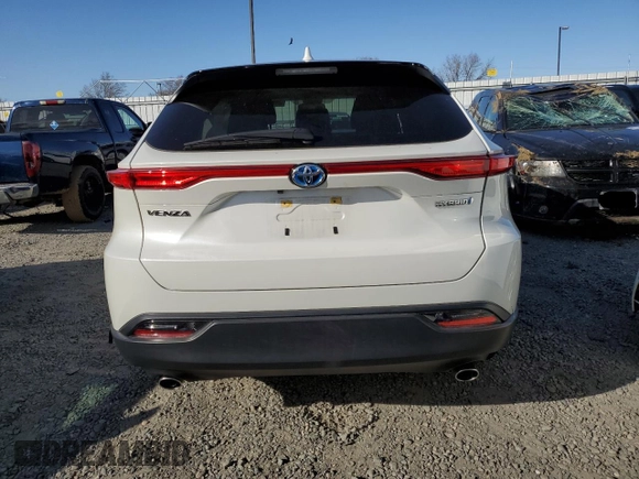 2021 Toyota Venza LE with VIN JTEAAAAH3MJ061222, listed as a Copart auction lot 41459673 with 0 mi miles. Bid and sale history available at carsss.com. Image 6.