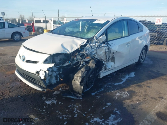2013 Toyota Prius One with VIN JTDKN3DU4D5569242, listed as a IAAI auction lot 41829767 with 226,472 mi miles. Bid and sale history available at carsss.com. Image 17.