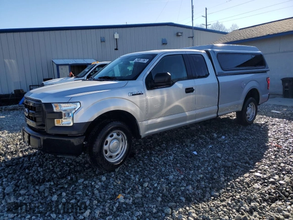 2017 Ford F-150 XL with VIN 1FTFX1CF3HKE39026, listed as a Copart auction lot 43138075 with 155,236 mi miles and Clean Title. Bid and sale history available at carsss.com. Image 1.