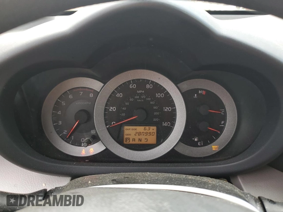2006 Toyota RAV4 with VIN JTMZD33V166018565, listed as a Copart auction lot 53813905 with 280,990 mi miles and Clean Title. Bid and sale history available at DreamBid. Image 9.