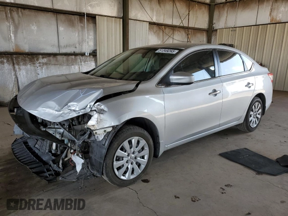 2015 Nissan Sentra SR with VIN 3N1AB7AP4FY335427, listed as a Copart auction lot 51349265 with 103,843 mi miles and Salvage Title. Bid and sale history available at DreamBid. Image 1.