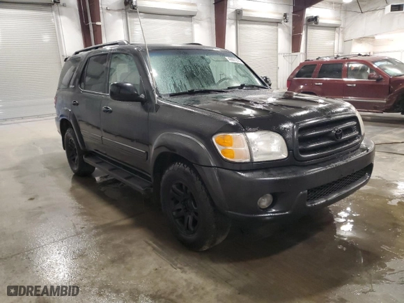 2003 Toyota Sequoia Limited with VIN 5TDBT48AX3S182196, listed as a Copart auction lot 49801215 with 248,915 mi miles and Clean Title. Bid and sale history available at carsss.com. Image 4.