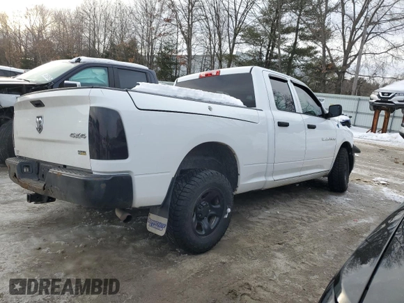 2012 Ram 1500 Tradesman with VIN 1C6RD7FP1CS251098, listed as a Copart auction lot 45776465 with 0 mi miles and Clean Title. Bid and sale history available at carsss.com. Image 3.