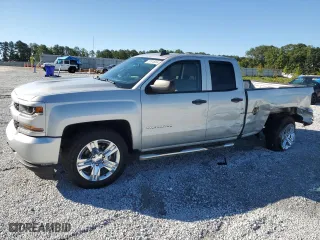 2018 Chevrolet Silverado 1500 Custom with VIN 1GCRCPEH4JZ378602, listed as a Copart auction lot 67816004 with 68,174 mi miles and Salvage Title. Bid and sale history available at carsss.com. Image 1.
