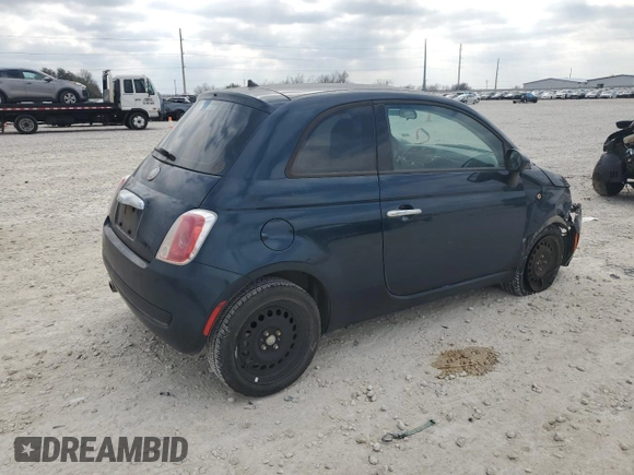 2014 FIAT 500 Pop with VIN 3C3CFFAR2ET184979, listed as a Copart auction lot 44403835 with 51,419 mi miles and Salvage Title. Bid and sale history available at carsss.com. Image 3.