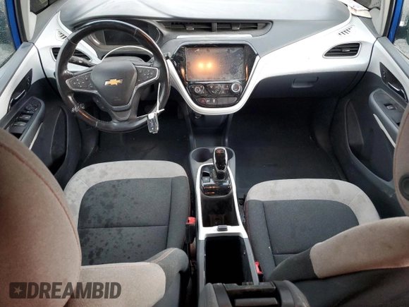 2019 Chevrolet Bolt EV LT with VIN 1G1FY6S08K4111029, listed as a Copart auction lot 59609955 with 97,312 mi miles and Clean title. Bid and sale history available at DreamBid. Image 8.