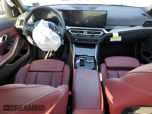 2023 BMW 3 Series 330e xDrive with VIN 3MW39FS03P8D03712, listed as a Copart auction lot 87103424 with Not Provided miles and Salvage Title. Bid and sale history available at carsss.com. Image 8.