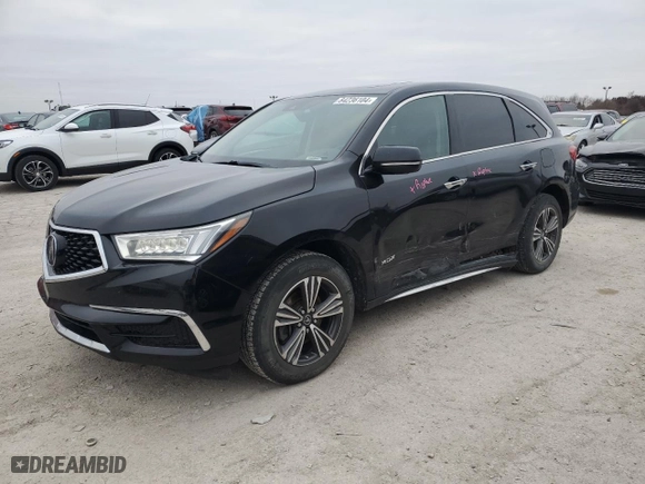 2018 Acura MDX with VIN 5J8YD4H39JL007740, listed as a Copart auction lot 84236104 with 123,133 mi miles and Salvage Title. Bid and sale history available at carsss.com. Image 1.
