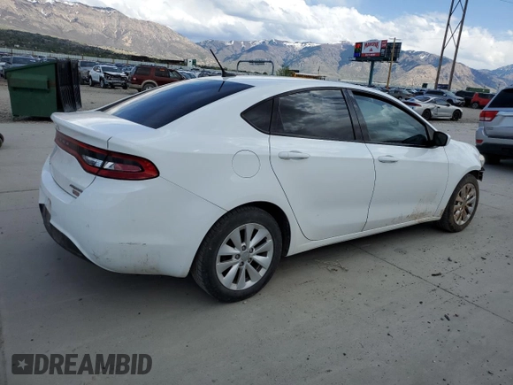 2014 Dodge Dart Aero with VIN 1C3CDFDH0ED860411, listed as a Copart auction lot 54618835 with 131,597 mi miles and Salvage Title. Bid and sale history available at carsss.com. Image 3.