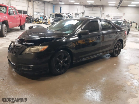 2009 Toyota Camry LE with VIN 4T1BK46K09U589927, listed as a IAAI auction lot 41823383 with 220,589 mi miles. Bid and sale history available at carsss.com. Image 18.