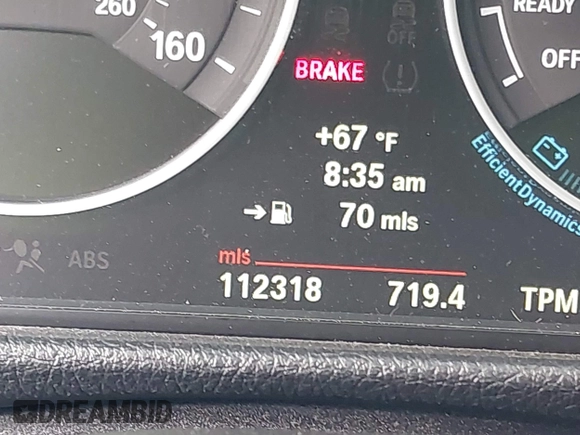 2013 BMW 3 Series 320i xDrive с VIN WBA3C3C55DF982704, выставлен на аукционе IAAI как лот 42129268 с пробегом 112 318 миль миль и . История ставок и продаж доступна на DreamBid. Изображение 15.