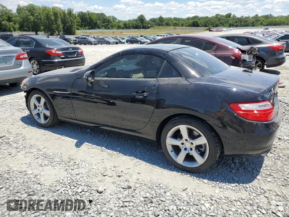 2014 Mercedes-Benz SLK-Class SLK 250 with VIN WDDPK4HA0EF075367, listed as a Copart auction lot 62436164 with 74,947 mi miles and Salvage Title. Bid and sale history available at carsss.com. Image 2.