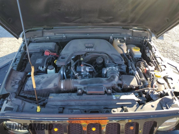 2021 Jeep Wrangler Sport S with VIN 1C4HJXAG6MW557583, listed as a Copart auction lot 88603685 with 28,325 mi miles and Salvage Title. Bid and sale history available at DreamBid. Image 12.