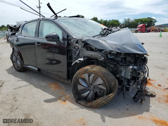 2023 Nissan ARIYA PLATINUM+ with VIN JN1DF0CD0PM710441, listed as a Copart auction lot 61703684 with 11,441 mi miles and Salvage Title. Bid and sale history available at carsss.com. Image 4.