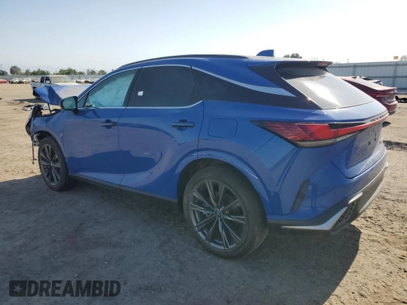 2023 Lexus RX 350 with VIN 2T2BAMCA7PC029167, listed as a Copart auction lot 59621015 with Not provided miles and Salvage title. Bid and sale history available at DreamBid. Image 2.