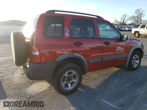 2003 Chevrolet Tracker ZR2 z VIN 2CNBJ734836926876, wystawiony jako Copart lot #83849804 z przebiegiem 198 674 mil mil oraz Szkoda całkowita • Salvage title. Historia ofert i sprzedaży dostępna na DreamBid. Obrazek 3.