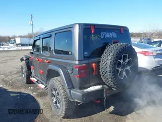 2020 Jeep Wrangler Unlimited Rubicon with VIN 1C4HJXFG3LW291155, listed as a IAAI auction lot 41348485 with 72,481 mi miles and . Bid and sale history available at DreamBid. Image 3.