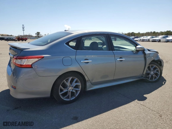 2013 Nissan Sentra SR with VIN 3N1AB7AP7DL691543, listed as a Copart auction lot 52456575 with 147,205 mi miles and Salvage Title. Bid and sale history available at carsss.com. Image 3.