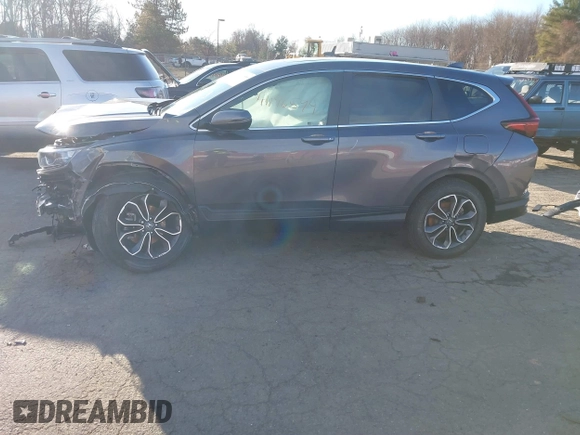 2020 Honda CR-V EX-L with VIN 2HKRW2H83LH657555, listed as a IAAI auction lot 41196599 with 19,293 mi miles. Bid and sale history available at carsss.com. Image 15.