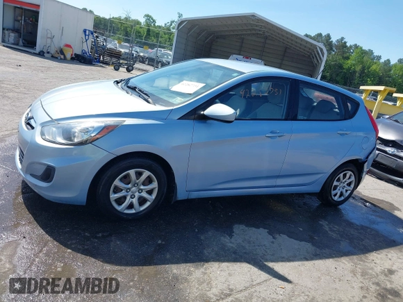 2013 Hyundai Accent GS with VIN KMHCT5AE5DU125906, listed as a IAAI auction lot 42282731 with 148,033 mi miles and . Bid and sale history available at DreamBid. Image 14.