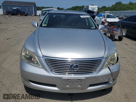 2007 Lexus LS 460 with VIN JTHBL46F675012345, listed as a Copart auction lot 59479965 with 148,538 mi miles and Clean title. Bid and sale history available at DreamBid. Image 5.