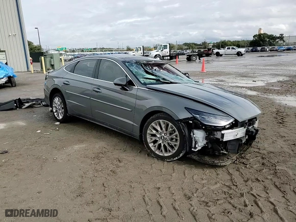 2023 Hyundai Sonata Limited with VIN KMHL34J25PA264696, listed as a Copart auction lot 38508634 with 23,100 mi miles and Non Repairable. Bid and sale history available at carsss.com. Image 11.