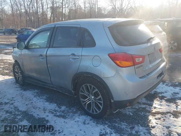 2016 Mitsubishi Outlander Sport 2.4 ES with VIN JA4AR3AW5GZ051699, listed as a IAAI auction lot 41411945 with 105,714 mi miles. Bid and sale history available at carsss.com. Image 3.