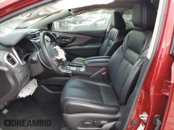 2023 Nissan Murano SL z VIN 5N1AZ2CS3PC135934, wystawiony jako Copart lot #54907225 z przebiegiem 16 899 mil mil oraz Szkoda całkowita • Salvage title. Historia ofert i sprzedaży dostępna na DreamBid. Obrazek 7.