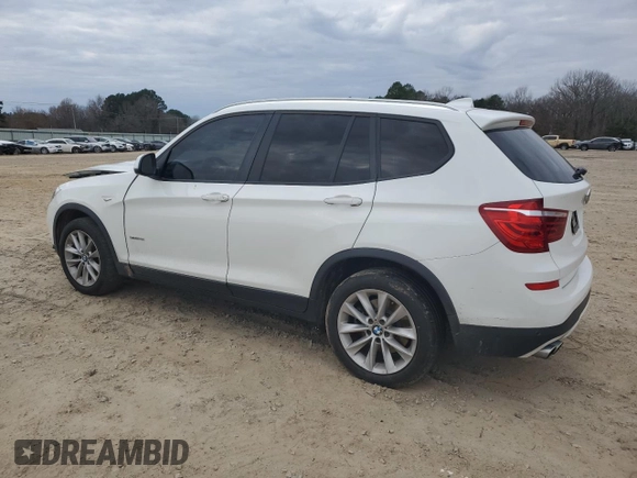 2016 BMW X3 sDrive28i with VIN 5UXWZ7C5XG0R31677, listed as a Copart auction lot 86066624 with 82,811 mi miles and Salvage Title. Bid and sale history available at DreamBid. Image 2.