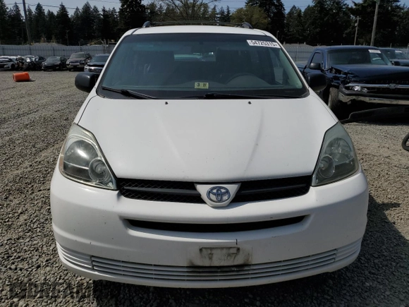 2005 Toyota Sienna CE z VIN 5TDZA23C25S294429, wystawiony jako Copart lot #54725315 z przebiegiem 228 834 mil mil oraz Czysty tytuł • Clean title. Historia ofert i sprzedaży dostępna na DreamBid. Obrazek 5.