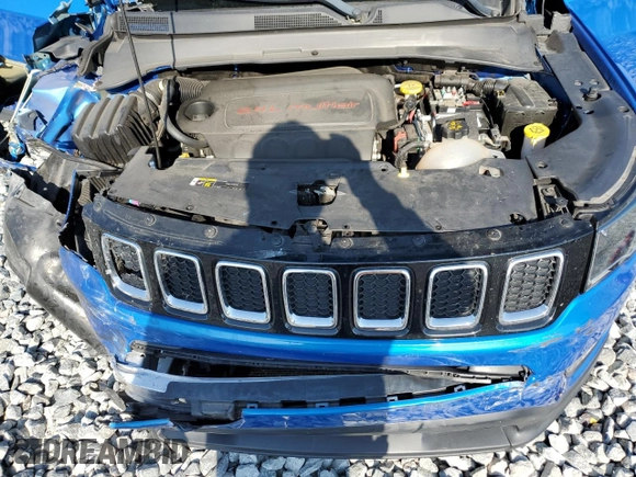2019 Jeep Compass Sport с VIN 3C4NJCAB3KT711721, выставлен на аукционе Copart как лот 53407345 с пробегом 57 144 миль миль и На запчасти • Non repairable. История ставок и продаж доступна на DreamBid. Изображение 14.