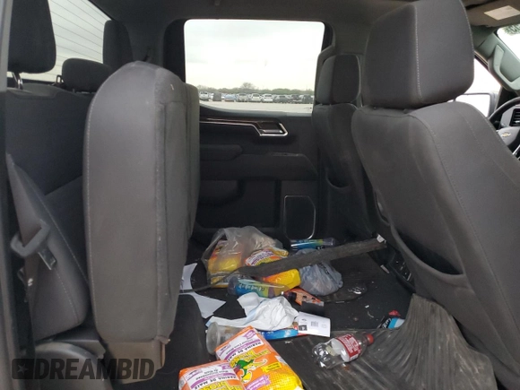 2022 Chevrolet Silverado 1500 LT with VIN 1GCPACEK2NZ635571, listed as a Copart auction lot 88725255 with 0 mi miles and Salvage Title. Bid and sale history available at carsss.com. Image 10.