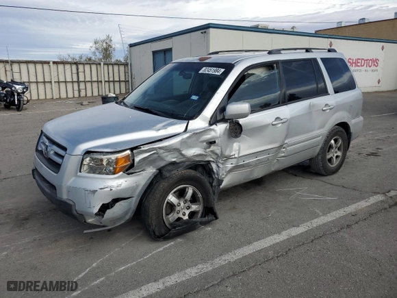2007 Honda Pilot EX-L with VIN 5FNYF28557B037344, listed as a Copart auction lot 82451984 with 283,504 mi miles and Salvage Title. Bid and sale history available at carsss.com. Image 1.