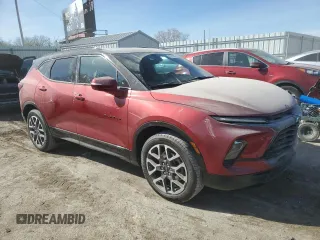 2023 Chevrolet Blazer RS с VIN 3GNKBERS2PS200506, выставлен на аукционе Copart как лот 50313005 с пробегом 20 957 миль миль и Списание • Salvage title. История ставок и продаж доступна на DreamBid. Изображение 4.