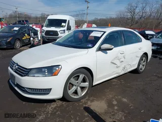 2012 Volkswagen Passat SE with VIN 1VWBP7A38CC020227, listed as a IAAI auction lot 41644536 with 227,205 mi miles. Bid and sale history available at carsss.com. Image 19.