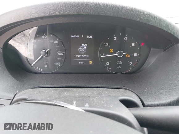 2023 Ram ProMaster Cargo with VIN 3C6LRVVG3PE603829, listed as a IAAI auction lot 41682802 with 8,408 mi miles and . Bid and sale history available at DreamBid. Image 6.
