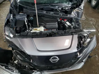 2025 Nissan LEAF S with VIN 1N4AZ1BV6SC561917, listed as a Copart auction lot 45955195 with 7,508 mi miles and Salvage Title. Bid and sale history available at carsss.com. Image 11.