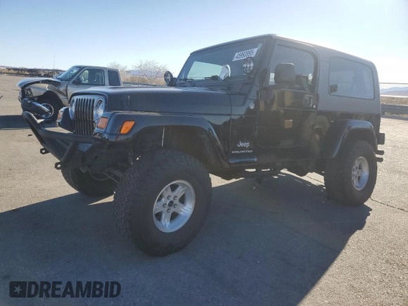 2005 Jeep Wrangler Unlimited with VIN 1J4FA44S75P305935, listed as a Copart auction lot 45993995 with 116,569 mi miles and Salvage Title. Bid and sale history available at carsss.com. Image 1.