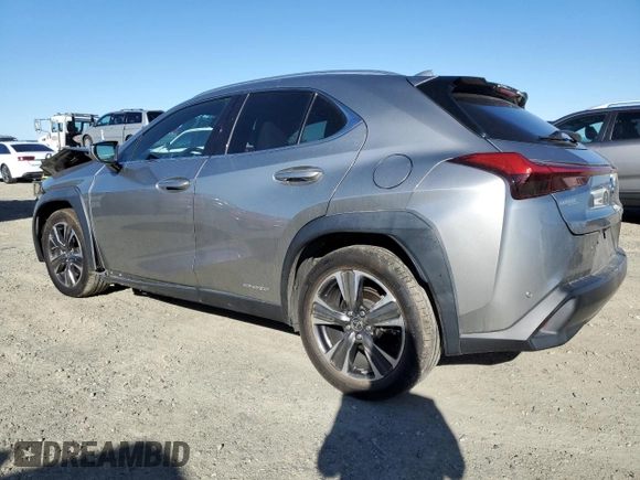 2020 Lexus UX with VIN JTHP9JBHXL2024195, listed as a Copart auction lot 48470575 with 58,500 mi miles and Salvage Title. Bid and sale history available at carsss.com. Image 2.