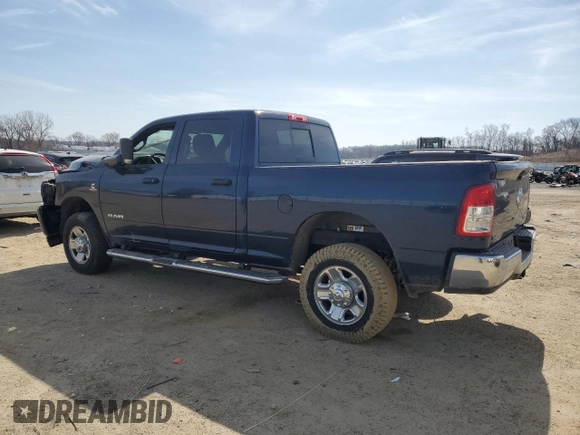 2022 Ram 2500 Tradesman with VIN 3C6UR5CL3NG439407, listed as a Copart auction lot 48886265 with 44,084 mi miles and Salvage Title. Bid and sale history available at carsss.com. Image 2.